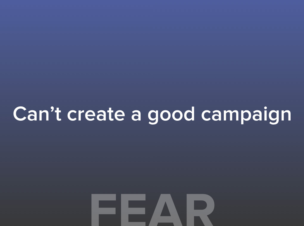 Third marketing fear creating campaigns