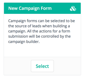 Campaign form for email marketing dobule opt-in