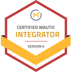 Certified Mautic integrator badge