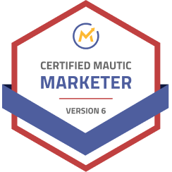 certified Mautic Marketer badge